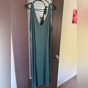 XXL green midi dress NWT